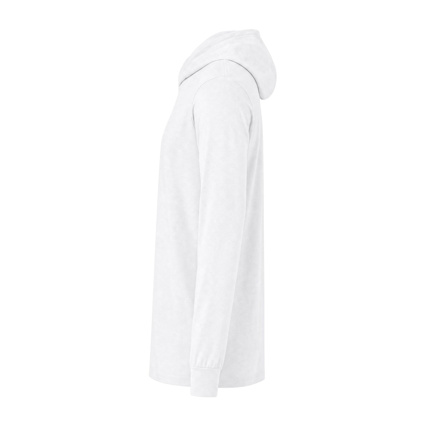 Fuel The Work Hooded Long-Sleeve Tee — Iron Will Coffee Co. Logo